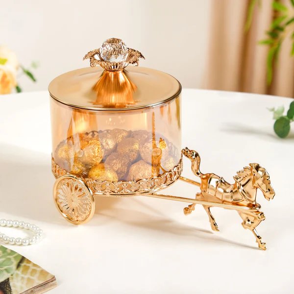 Royalcore Carriage Candy Jar
